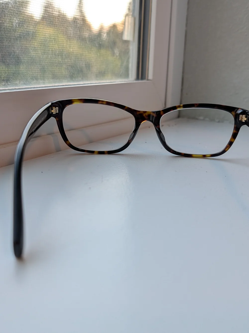 Coach Men’s Black/Gray Eyeglass Frames - Coach Logo Accent